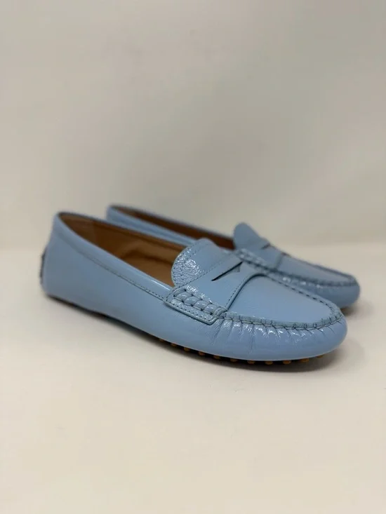 New Veronica Beard Jia Driving Loafer Sky Blue Sz 8.5 - Picture 3 of 14